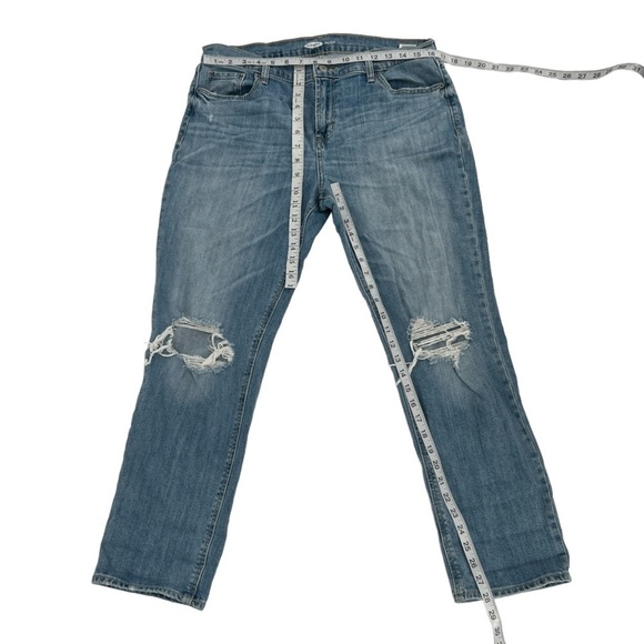 Old Navy Boyfriend Mid Rise Distressed Jeans Size 10 Women’s - Picture 5 of 5